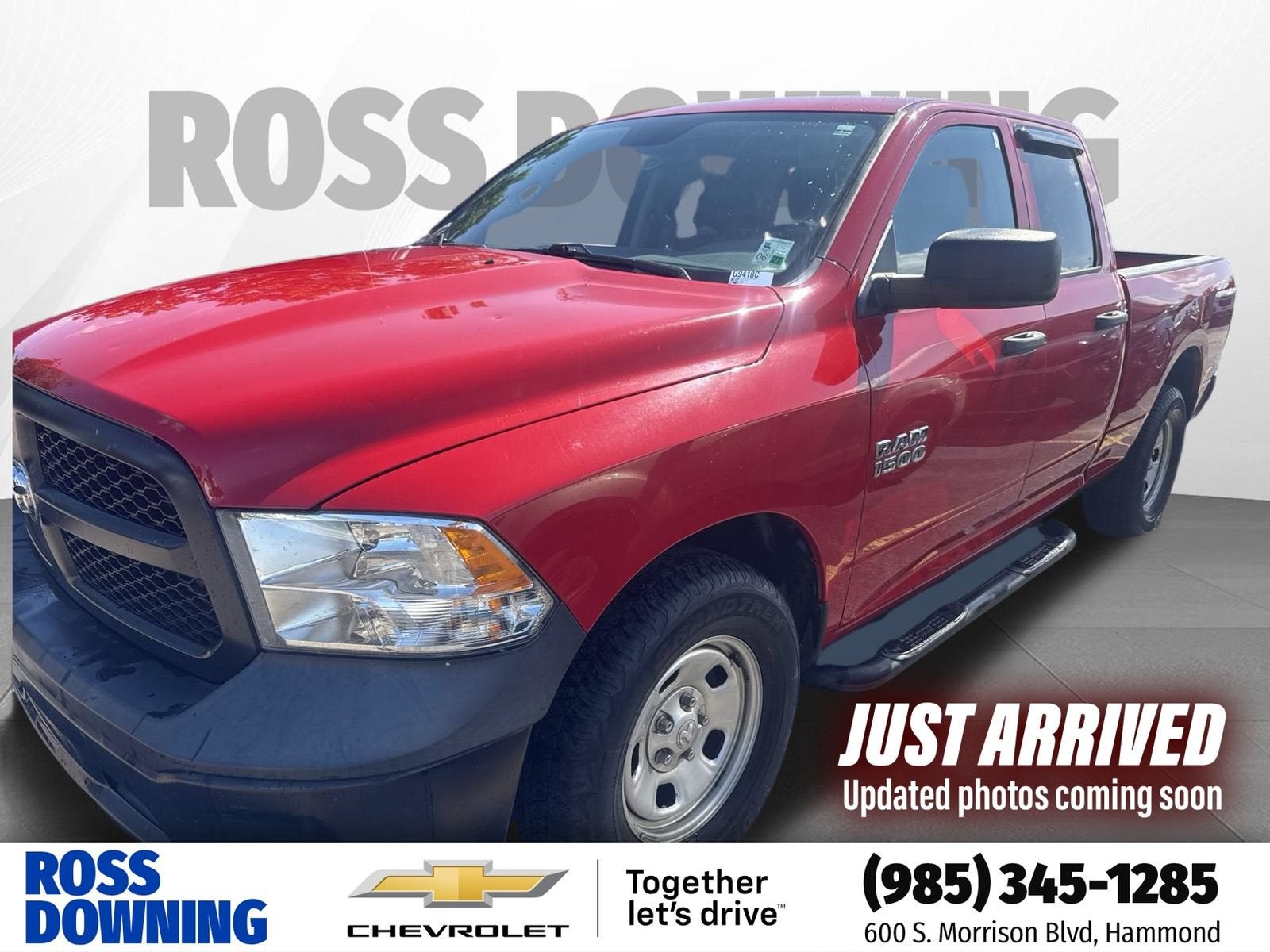 2018 RAM 1500 Tradesman Quad Cab 4X2 6'4" Box