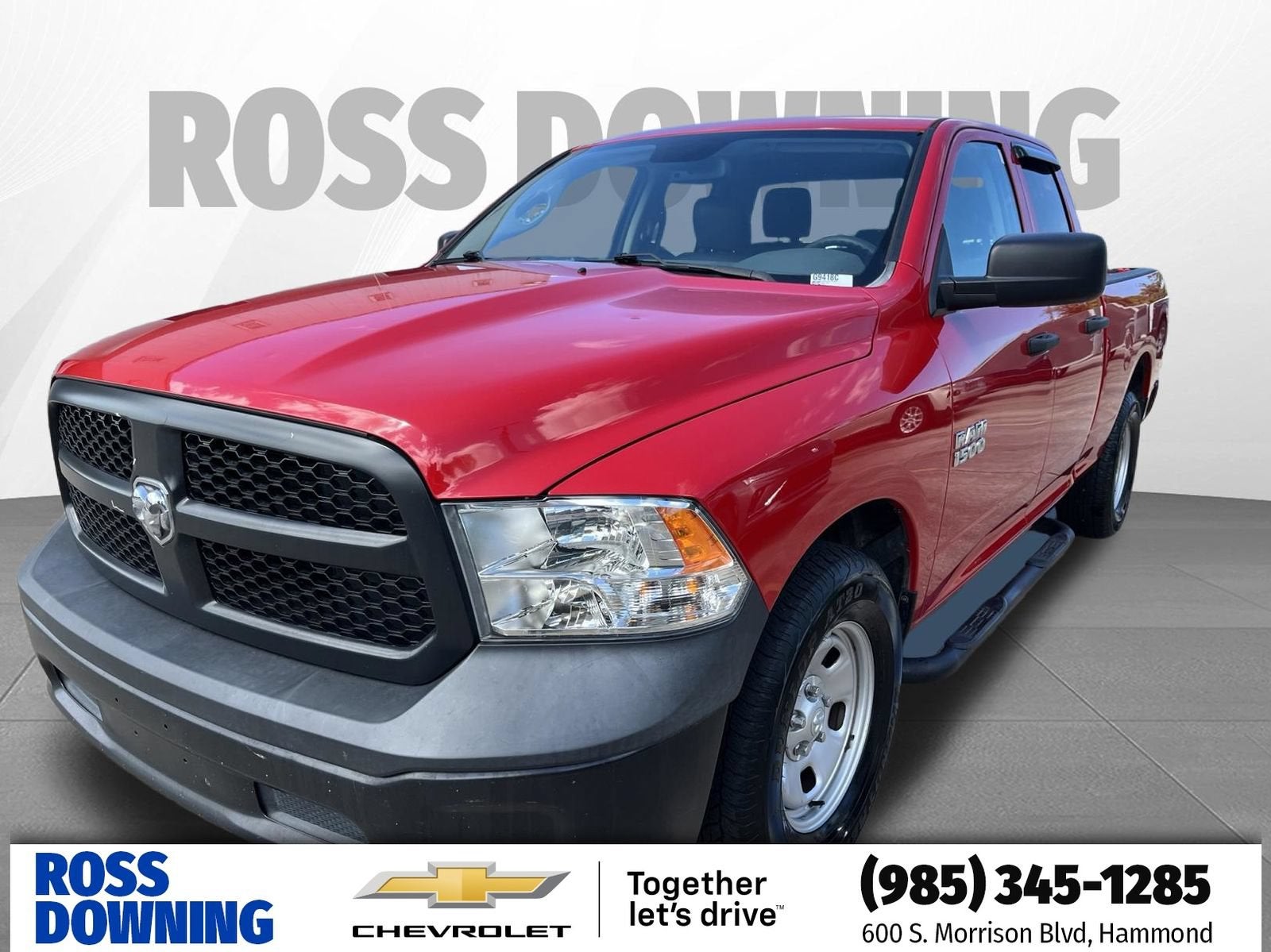 2018 RAM 1500 Tradesman Quad Cab 4x2 6'4" Box