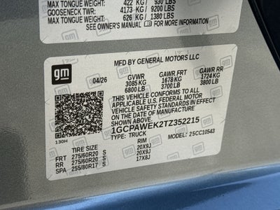 2026 Chevrolet Silverado 1500 RST