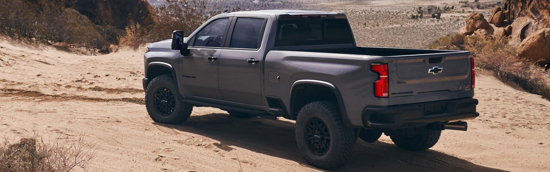 2026 Chevrolet Silverado 2500HD parked in sand