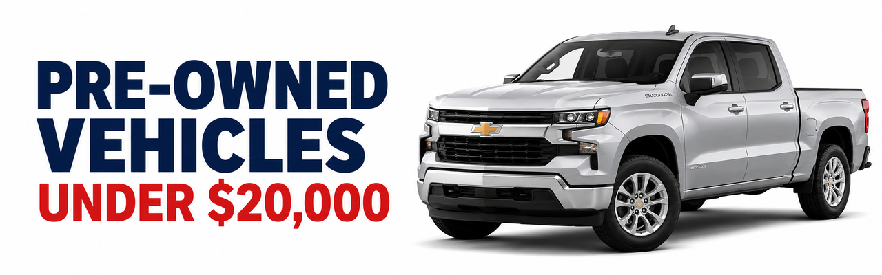 Pre-Owned Vehicles Under $20,000